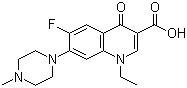 structure of CAS# 70458-92-3, Pefloxacin