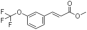 3-[3-(三氟甲氧基)苯基]-2-丙烯酸甲酯分子结构 (CAS 705250-76-6)