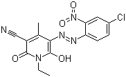 CAS # 70528-90-4 (86836-02-4), Disperse Yellow 211, Disperse Yellow M 4GL, Terasil Yellow 4G, Terasil Yellow W 4G, 5-[2-(4-Chloro-2-nitrophenyl)diazenyl]-1-ethyl-1,2-dihydro-6-hydroxy-4-methyl-2-oxo-3-pyridinecarbonitrile
