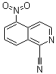 CAS # 70538-52-2, 5-Nitro-1-isoquinolinecarbonitrile