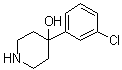CAS # 70558-16-6, 4-(3-Chlorophenyl)piperidin-4-ol, 4-(3-Chlorophenyl)-4-piperidinol, 4-(3-Chlorophenyl)-4-hydroxypiperidine, 4-Hydroxy-4-(3-chlorophenyl)piperidine
