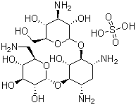 硫酸卡那霉素分子结构 (CAS 70560-51-9)