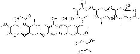 structure of CAS# 7059-24-7, 色霉素 A3