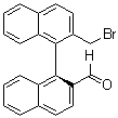 (1R)-2'-(溴甲基)[1,1'-联萘]-2-甲醛分子结构 (CAS 705931-79-9)