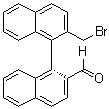 structure of CAS# 705931-85-7, (1S)-2'-(溴甲基)[1,1'-联萘]-2-甲醛