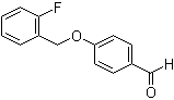 structure of CAS# 70627-20-2, 4-(2-Fluorobenzyloxy)benzaldehyde