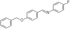 structure of CAS# 70627-52-0, N-(4-(Benzyloxy)benzylidene)-4-fluoroaniline