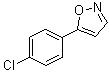 structure of CAS# 7064-32-6, 5-(4-氯苯基)异恶唑