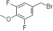 5-(溴甲基)-1,3-二氟-2-甲氧基苯分子结构 (CAS 706786-42-7)