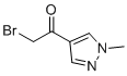 2-溴-1-(1-甲基-1H-吡唑-4-基)乙-1-酮分子结构 (CAS 706819-66-1)