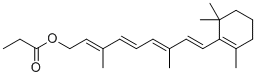 视黄醇丙酸酯分子结构 (CAS 7069-42-3)