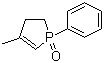 structure of CAS# 707-61-9, 4,5-二氢-3-甲基-1-苯基-1H-1-磷杂环戊二烯 1-氧化物