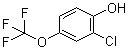 structure of CAS# 70783-75-4, 2-氯-4-(三氟甲氧基)苯酚