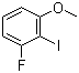 3-氟-2-碘苯甲醚分子结构 (CAS 7079-54-1)