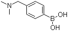B-[4-[(二甲基氨基)甲基]苯基]硼酸分子结构 (CAS 70799-12-1)