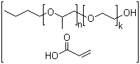 CAS # 70857-15-7, 2-Propenoic acid polymer with methyloxirane polymer with oxirane monobutyl ether
