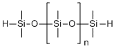 氢基封端的聚(二甲基硅氧烷)分子结构 (CAS 70900-21-9)