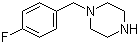 1-(4-氟苄基)哌嗪分子结构 (CAS 70931-28-1)