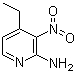 structure of CAS# 70936-16-2, 4-乙基-3-硝基-2-吡啶胺