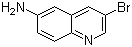3-Bromoquinolin-6-amine molecular structure (CAS 7101-96-4)