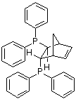 (1R,2S,3S,4S)-双环[2.2.1]庚-5-烯-2,3-二基二[二苯基膦]分子结构 (CAS 71042-54-1)