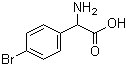 structure of CAS# 71079-03-3, 2-氨基-2-(4-溴苯基)乙酸