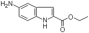 structure of CAS# 71086-99-2, Ethyl 5-amino-1H-indole-2-carboxylate