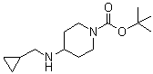 CAS 登录号：710973-92-5, 4-[(环丙基甲基)氨基]哌啶-1-羧酸叔丁酯