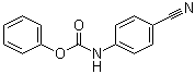 N-(4-氰基苯基)氨基甲酸苯酯分子结构 (CAS 71130-54-6)