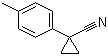 1-(4-甲基苯基)-1-环丙腈分子结构 (CAS 71172-78-6)