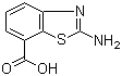 structure of CAS# 71224-95-8, 2-Aminobenzothiazole-7-carboxylic acid