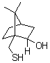 structure of CAS# 71242-58-5, (2R)-10-Mercaptoisoborneol