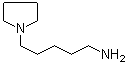 5-(吡咯烷-1-基)戊胺分子结构 (CAS 71302-71-1)