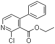 2-氯-4-苯基-3-吡啶羧酸乙酯分子结构 (CAS 713518-44-6)