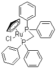 (环戊二烯基)[双(二苯基膦)甲烷]氯化钌分子结构 (CAS 71397-33-6)