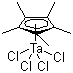 五甲基环戊二烯基四氯化钽(V)分子结构 (CAS 71414-47-6)