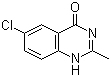 6-氯-2-甲基喹唑啉-4(3H)-酮分子结构 (CAS 7142-09-8)
