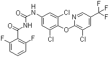 structure of CAS# 71422-67-8, Chlorfluazuron