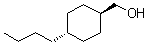 反式-4-丁基环己烷甲醇分子结构 (CAS 71458-07-6)