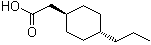 CAS # 71458-18-9, trans-4-Propylcyclohexylacetic acid