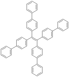 structure of CAS# 7146-38-5, 1-苯基-4-[1,2,2-三(4-苯基苯基)乙烯基]苯