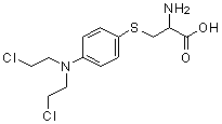 CAS 登录号：7147-15-1, S-[4-[二(2-氯乙基)氨基]苯基]半胱氨酸