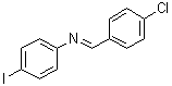 N-[(4-氯苯基)亚甲基]-4-碘苯胺分子结构 (CAS 71511-62-1)