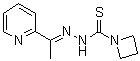 structure of CAS# 71555-25-4, 1-吖丁啶硫代羧酸[1-(2-吡啶基)亚乙基]酰肼