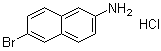 structure of CAS# 71590-31-3, 6-溴-2-萘胺盐酸盐