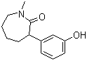 CAS 登录号：71592-44-4, 六氢-3-(3-羟基苯基)-1-甲基-2H-氮杂卓-2-酮