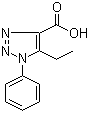 5-乙基-1-苯基-1H-[1,2,3]三唑-4-甲酸分子结构 (CAS 716361-89-6)