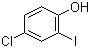 4-氯-2-碘苯酚分子结构 (CAS 71643-66-8)