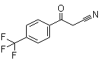 (4-三氟甲基苯甲酰基)乙腈分子结构 (CAS 71682-94-5)
