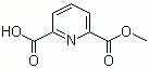 structure of CAS# 7170-36-7, 2,6-吡啶二羧酸单甲酯